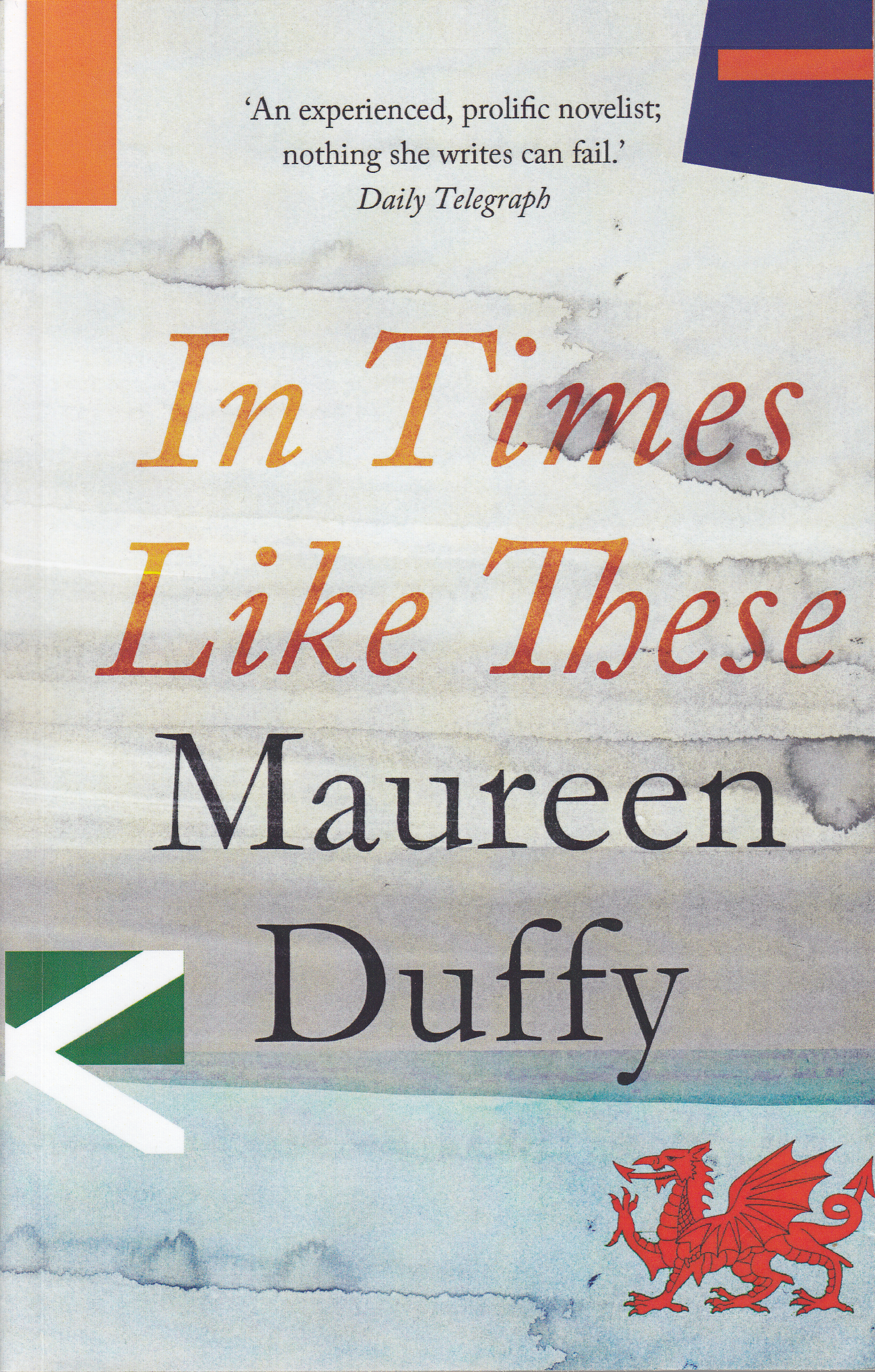 Cover of Maureen Duffy's 2013 novel, 'In Times Like These'