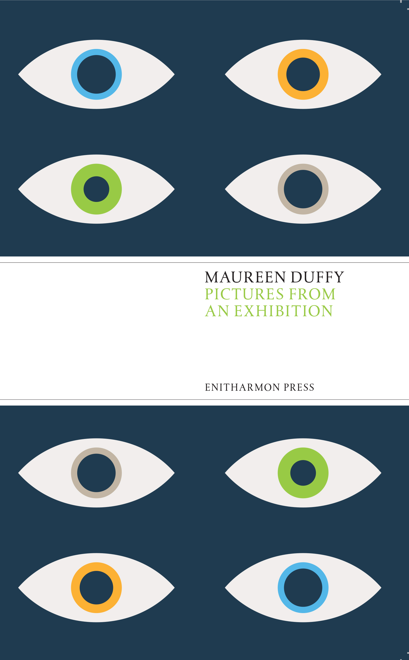 Cover, Maureen Duffy's 2016 Poetry Collection 'Pictures from an Exhibition'